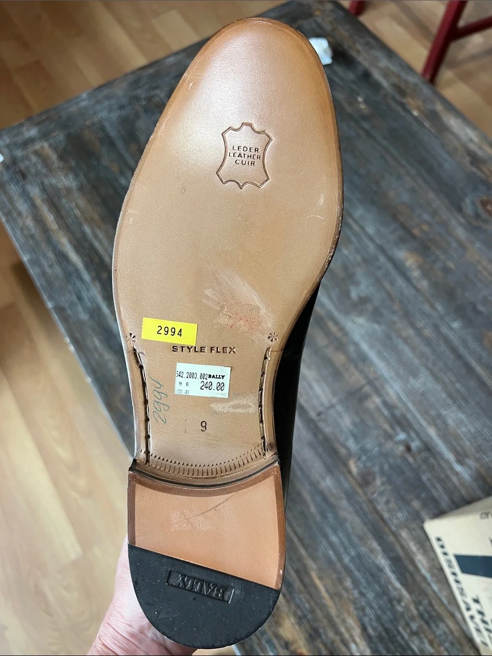 Bally Dark Brown Leather Penny Loafers